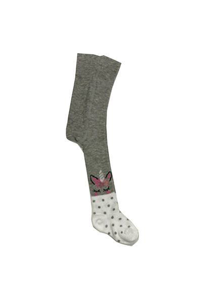 Pink Bunny gift for your baby Unicorn Patterned Baby Girl and Children's Pantyhose - 1 Pair