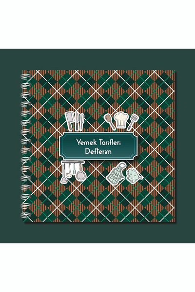 Orkide Matbaacilik Food Recipes Book 15x15cm