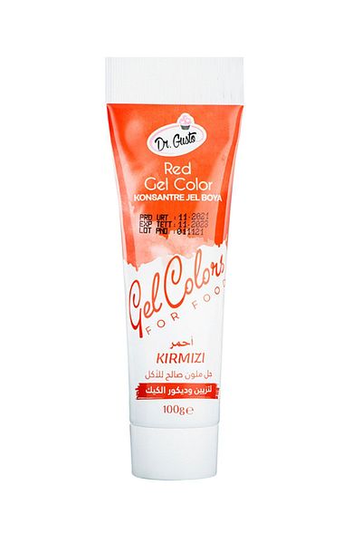 Dr. Gusto Red Tube Gel Paint 100 Gr