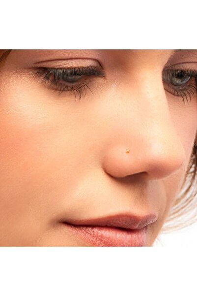 Heppii 925 Ayar Gümüş Top Hızma Arkası Düz Gold