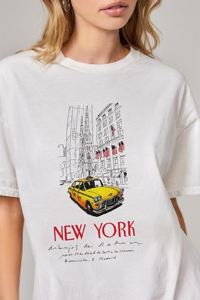 Tee more. Unisex Oversize New York Taxi Bask l Premium T shirt Fiyat Yorumlar Trendyol