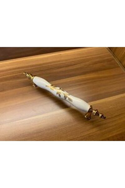 Genel Markalar 128mm Igne Ayak Üzümlü Polimer Lüks Modern Kulp Mobilya Kulpları Krem Uzun