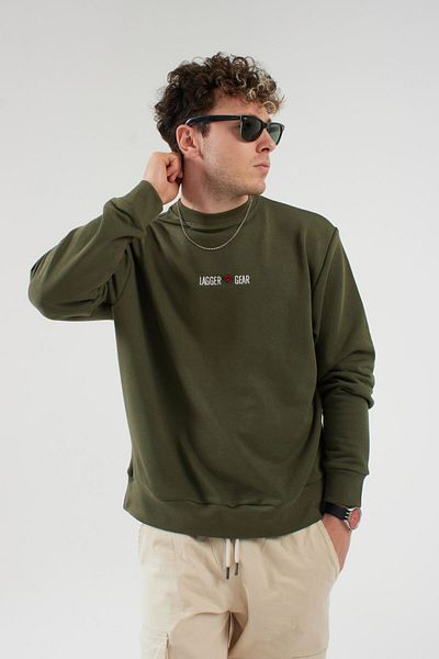 Lagger and Gear Unisex Embroidered Oversize Sweatshirt