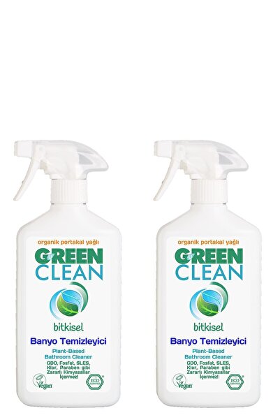 Green Clean Organik Portakal Yağlı Banyo Temizleyicisi 2 Li Set