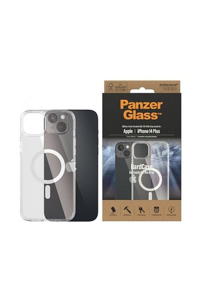 PanzerGlass حافظة ماج سيف الصلبة كاباك 3.6 متر للايفون 14 بلس