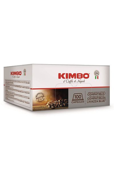 Kimbo Napoli Blue Compatible Capsule Coffee (in Box of 100)
