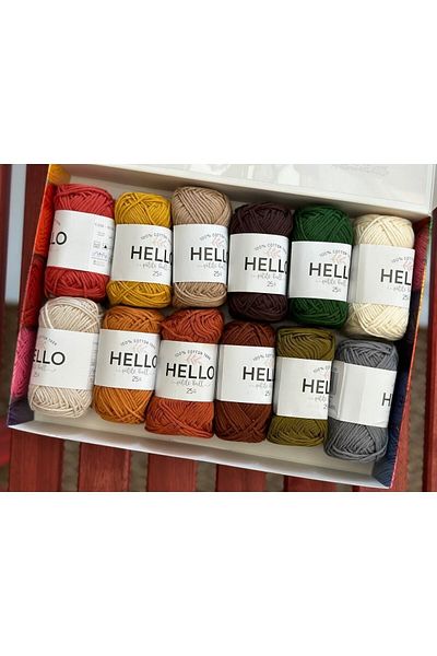 Tuva Yayıncılık Hello 12 Piece String Set - Vintage - Matching Earth Tones