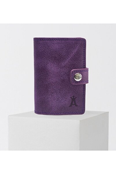 ARTUL Otomatik Mekanizmalı Hakiki Deri Kartlık Cüzdan