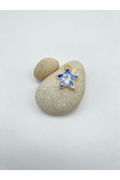 takitokaciniz Gold Kaplama Yıldız Mineli Kolye Küpe  Aparatı