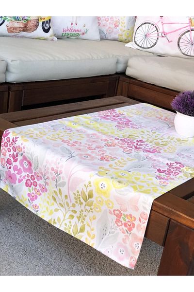 Evmila Spring Flowers Pattern Runner 2078