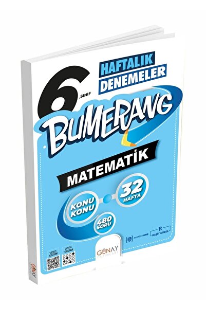 Gün&Ay Yayınları Günay Yayınları 6. Sınıf Bumerang Matematik 32 Haftalık Dene...