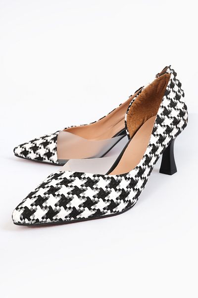 Liza Shoes Sahra Women's Transparent Side Stiletto - A002-K353
