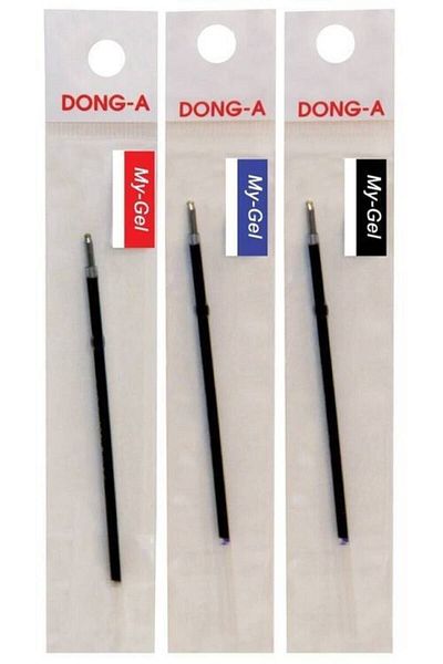 Dong-A - 0.5 Mm Black Pen Refills 12 Pieces