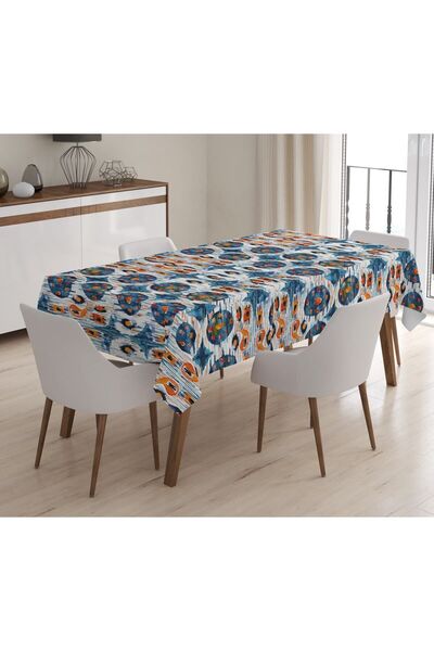 Evmila Štampano Somot Tekstura Stolnjak