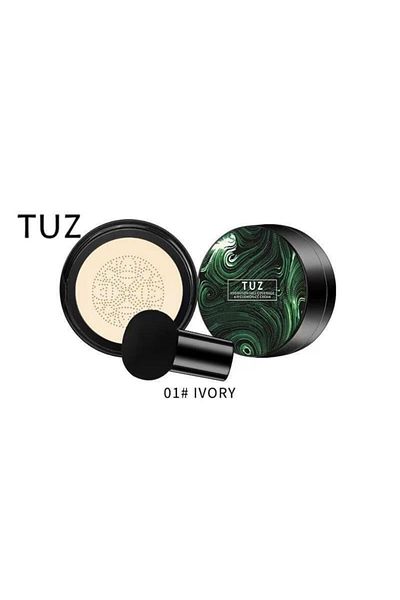MST COSMETİC إسفنجة رأس الفطر العاجي - مكياج للوجه، مرطب يدوم طويلاً، كريم أساس CC BB TZ2738