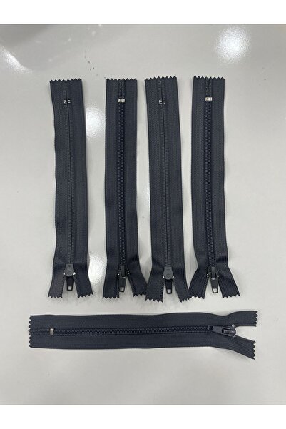 Birce 18CM GRİ FERMUAR TİP10 20 ADET