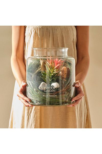 Bella Maison Terrarium Μεγάλη Γυάλινη Γλάστρα (22Χ22 εκ.)