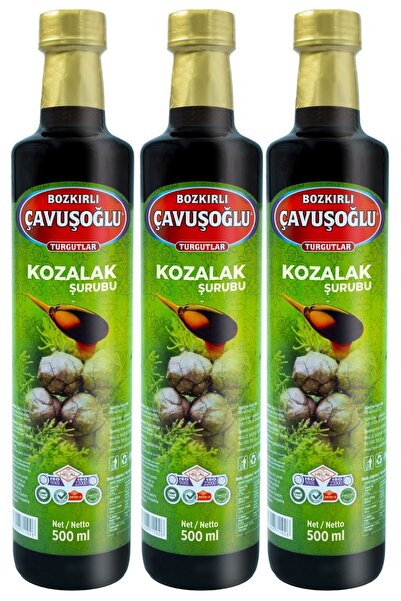 Bozkırlı Çavuşoğlu Kozalak Şurubu Servi Kozalağı Şurubu 500ml X3