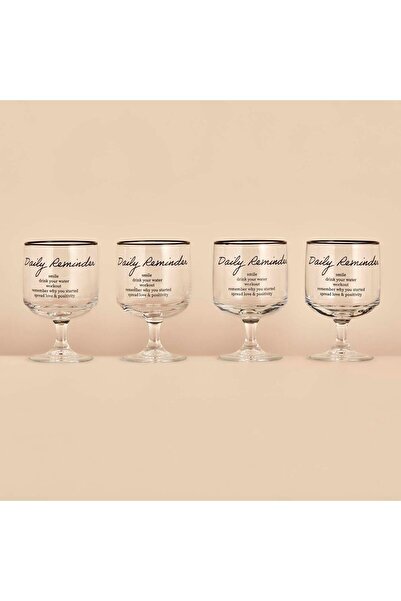 Bella Maison Daily Reminder 4'lü Cup Set (300 cc)