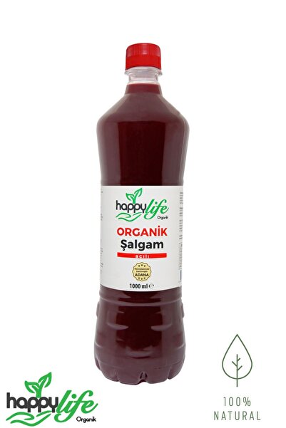 Happy Life Organik Acılı Şalgam Suyu 1lt
