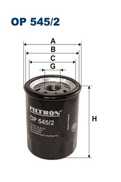 Filtron Op545/2 Yag Filtresi (FİAT:ALBEA-DOBLO-PALİO 1.2-STİLO 1.2 1.4) 11715...