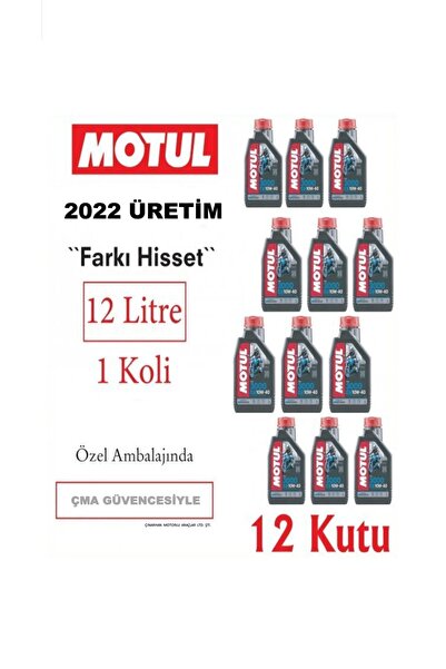 Motul 3000 10w-40 4t 1 Lt Motosiklet Motor Yağı 12 Adet