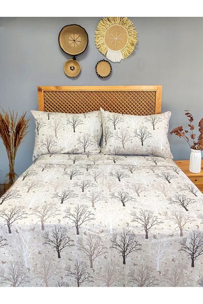 CollessiaHome Комплект двоен калъф за завивка - 100% памучен поплин