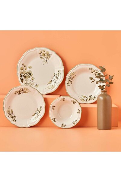 Bella Maison Julia Stoneware 48 Parça 12 Kişilik Yemek Takımı Yeşil