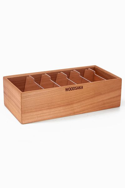 Woodsaka Organizator mare pentru cărți de vizită Gobi - Cireș