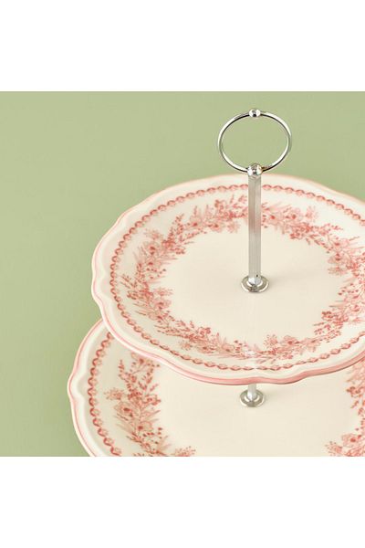 Bella Maison Pavia Stoneware - 2-layer Cookie Holder Dried Rose