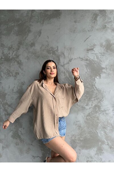 Zaya Collection Düşük Omuz Modal Gömlek