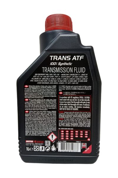 Motul Trans Atf 100% صناعي للسيارات والمركبات التجارية والعتاد التحول Yagi 1 لتر سائل الإرسال