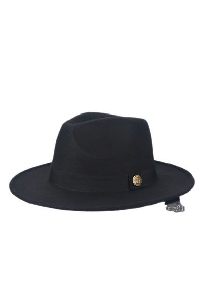 CosmoOutlet Panama Women's Hat Black VG-11547-2