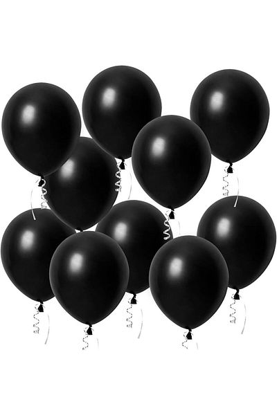 PartAntalya 50 Black Balloons