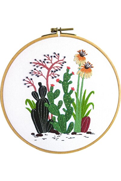 Genel Markalar Kasnaklı Goblen Etamin Nakış Işleme Seti 20x20 Cm 511256