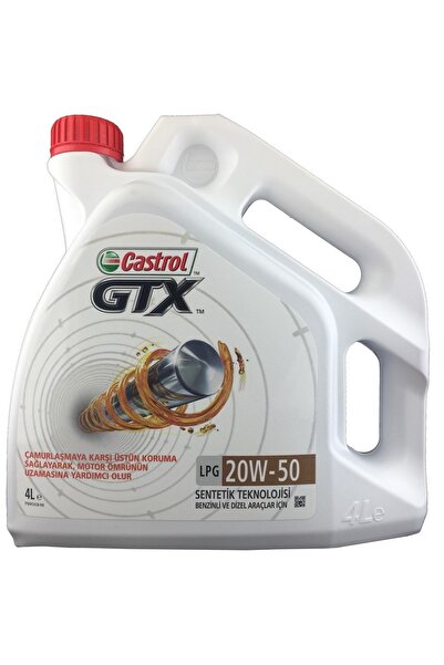 CASTROL Gtx Lpg 20w-50 4 Litre Motor Yağı
