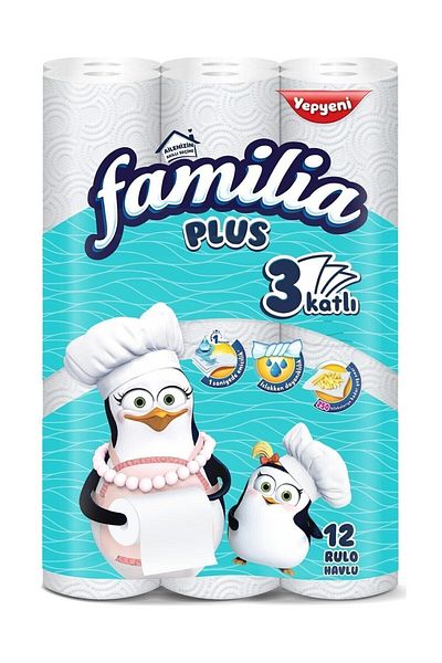 Familia Paper Towel Plus 12 Pieces 3 Layers