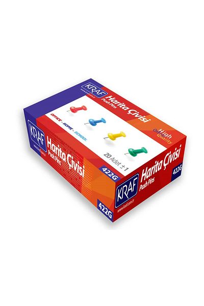 KRAF Map Nails - 20 Pieces 422G Model