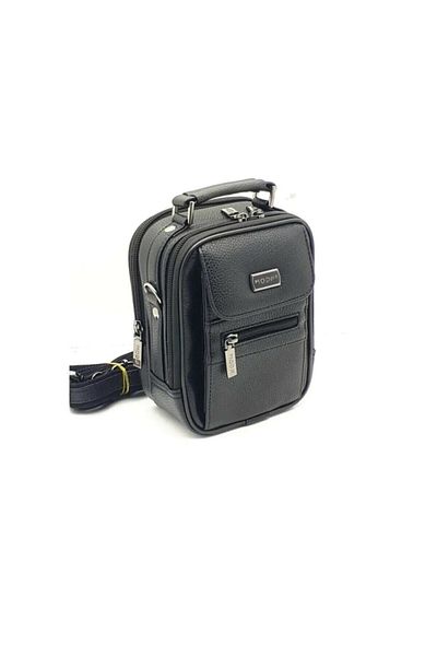Mybag Geantă de oțel neagră pentru bărbați, de mână și de umăr