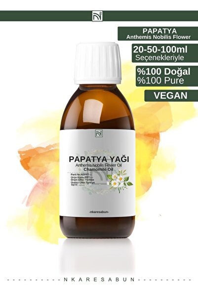 nkare Papatya Yağı %100 Saf Doğal Soğuk Sıkım Yağı 20 Ml
