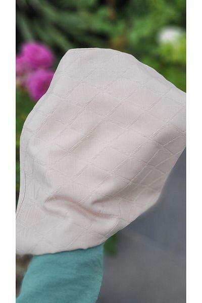 FRESCO SCARFS Μπαμπού Ζακάρ Hijab Hijab Scarf - Stone Color 1