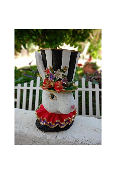 Sister Home Design Tavşan Saksı, Kraliyet Asaleti Siyah Beyazın Düşü