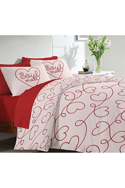 Evmila Серце, спеціальний принт до Дня закоханих, подвійний комплект постільн...