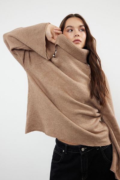 Trendyol Collection Pulover din tricotaj cu textura moale din nurcă TWOAW24KZ00426