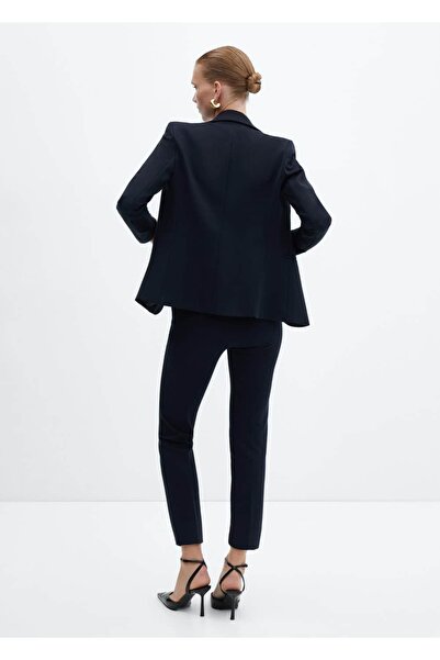 MANGO Woman Roma dokuma düz pantolon