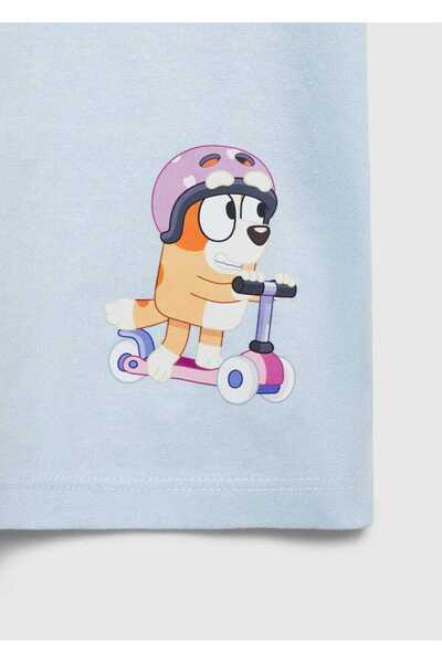 MANGO Baby Bluey Desenli Tişört