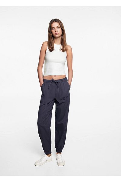 Mango Teen Tricou de culoare argintie pentru copii