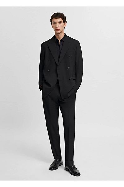 MANGO Man 100% bavlna slim fit košile