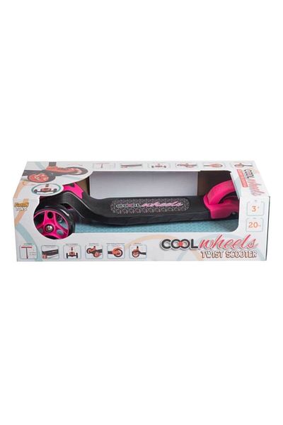 Cool Wheels CLZ193 Cool Wheels 3 Wheel Twist Scooter Pink