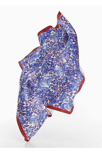 MANGO Woman Şal cu imprimeu Paisley